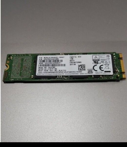 Samsung SSD 128GB type2280 ③