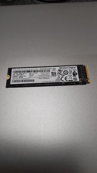 Western Digital PC SN730 NVMe SSD 256GB ②