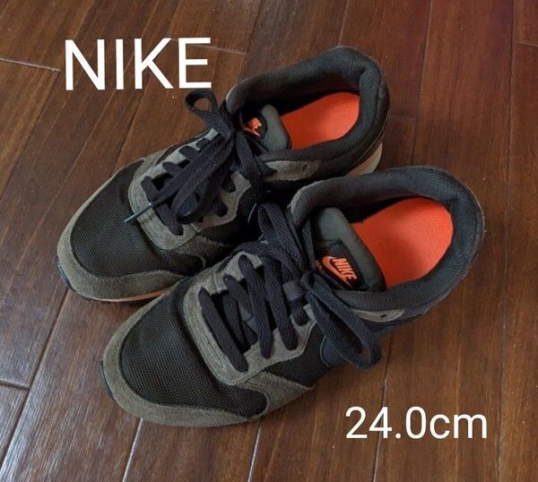【NIKE ナイキ】MD RUNNER2 スニーカー ダークブラウン 24.0cm