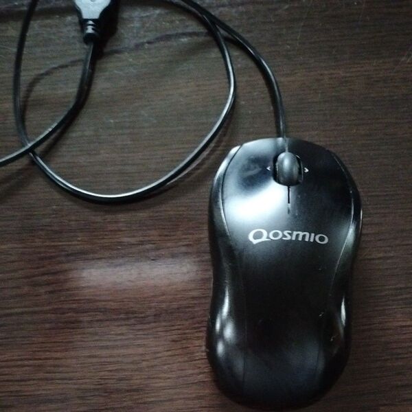 Qosmio 有線マウス ブラック