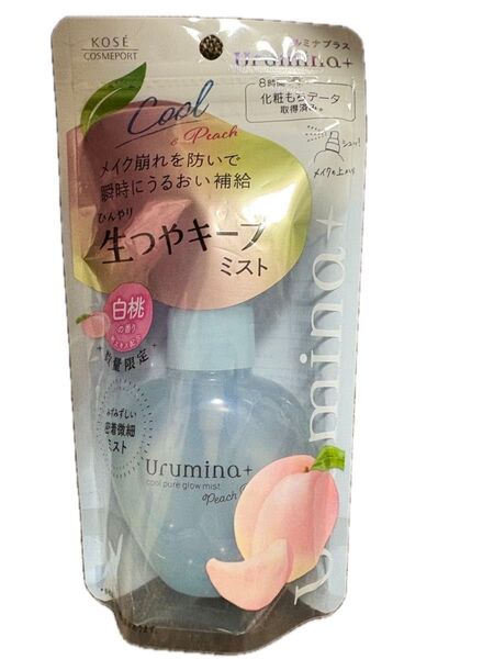 コーセー ウルミナプラス 生つやキープミスト 白桃 数量限定 &フォーチュン 皮膚崩れ防止下地【毛穴カバー】日焼け止め 化粧下地