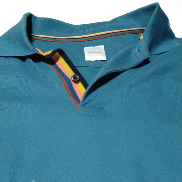 Paul Smith ポロシャツ マルチカラー ターコイズブルー