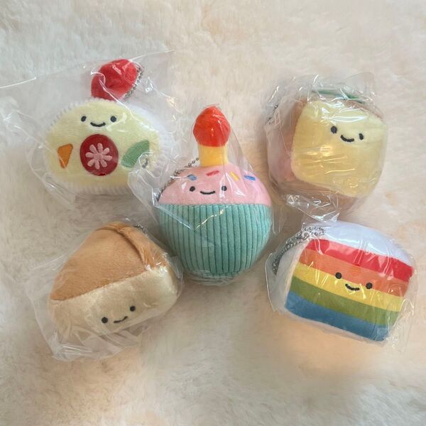 【新品】にっこりーノ ケーキのぬいぐるみ3 コンプリート 全5種類