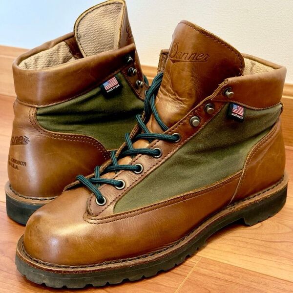 Danner light timber ダナーライトティンバー US9 UK8.5 EU43 27.0cm ブラウンxカーキ