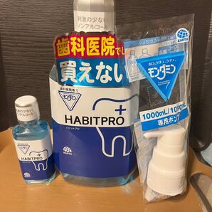 モンダミン ハビットプロ 1080ml + 100ml + ポンプ付き マウスウォッシュ