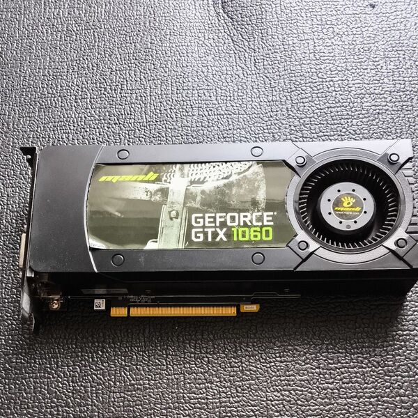 NVIDIA GeForce GTX1060 6gb GDDR5192bit DVI-D hdmi dp×3 PCI-E3.0