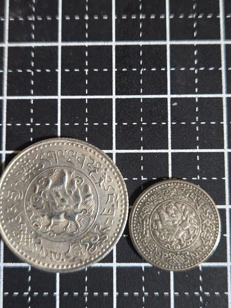 光緒元宝 光緒元寶 チベット造 西藏造 20セント 5セント セット 中国古銭 貨幣 古銭 コイン