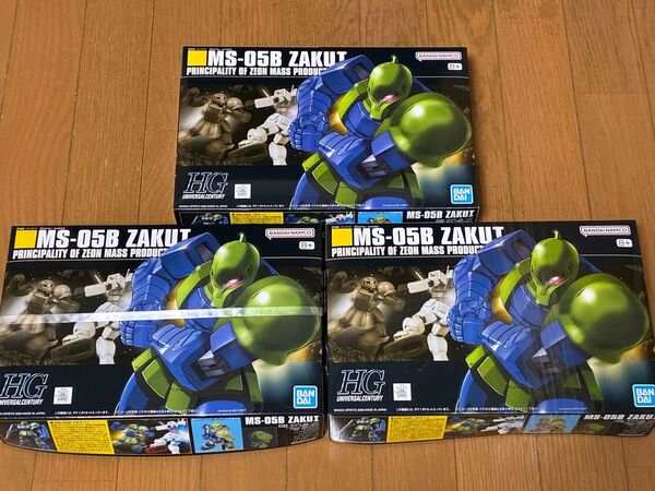 HGUC ザクⅠ【未組立】HG3個セット
