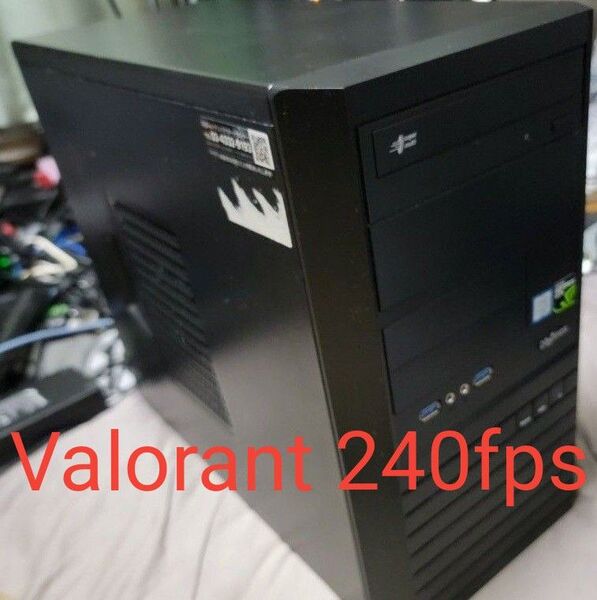 Valorant 240FPS↑ お手軽マイクロATXデスクトップパソコン ゲーミングPC Core i7 SSD 250GB