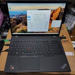 Lenovo ThinkPad P16s Ryzen 7 PRO 6850U メモリ16GB M.2SSD 1TB バッテリーOK