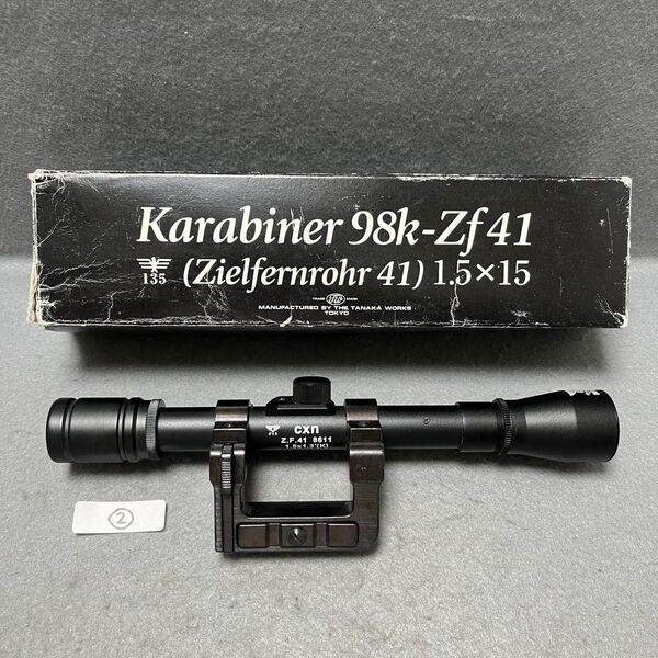 ほぼ未使用 タナカワークス モーゼル Kar98 zf41 スコープ マウント ガスガン モデルガン ライフルスコープ タナカ