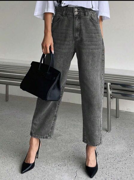 SHEIN DAZY グレー デニムパンツ L デニム ジーンズ