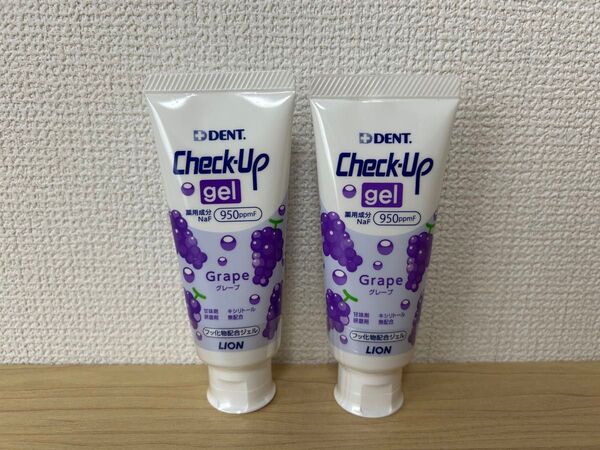デント チェックアップ ジェル グレープ ぶどう 60g 2本セット