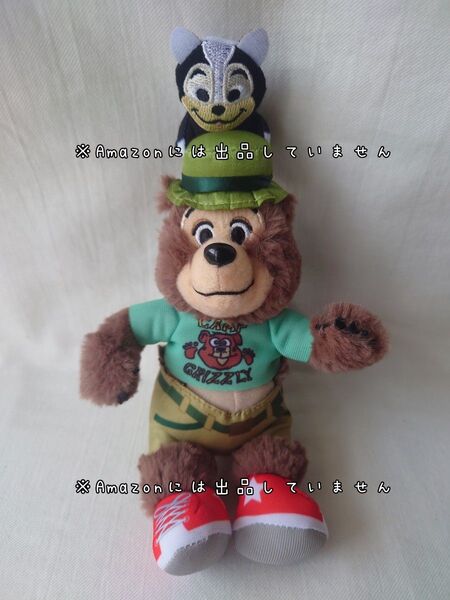 新品未使用 ディズニー カントリーベアーシアター ヘンリー&サニー ぬいぐるみバッジ グッズ カンベア