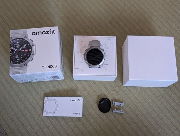 Amazfit T-Rex 3 48mm ヤマレコ ヤマップ ヘイズグレー オマケ付き