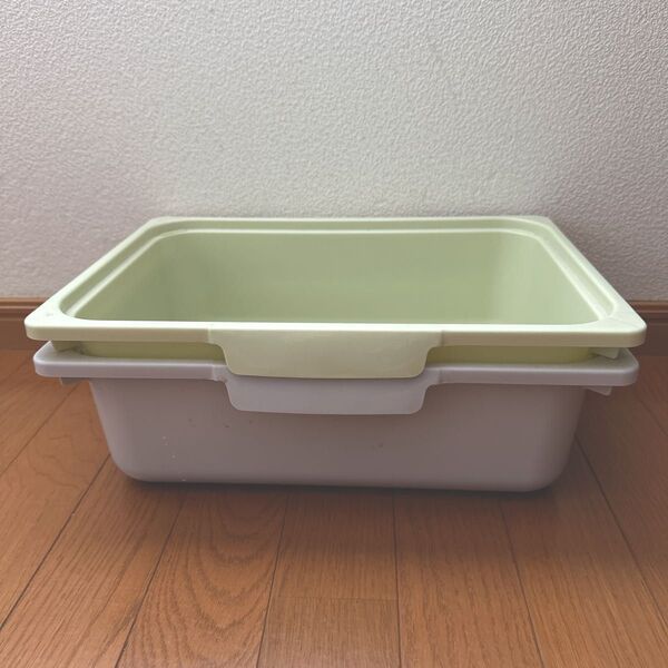 ニトリ カラボにぴったり 収納ボックス 浅型 2個セット