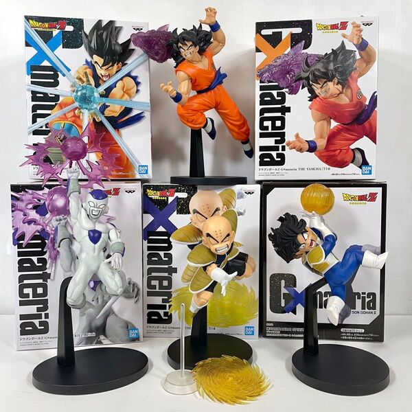 5点まとめ売り ドラゴンボールZ G×materia ジーマテリア 孫悟空 フリーザ ヤムチャ クリリン 孫悟飯 フィギュア