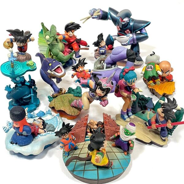 9点まとめ売り ドラゴンボールカプセル ドラカプ フィギュア 悟空 悟飯 ブルマ ウーロン クリリン チチ 餃子