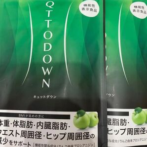 キュットダウン QUTTODOWN ダイエット サプリメント 2袋 ダイエットサプリ 機能性表示食品