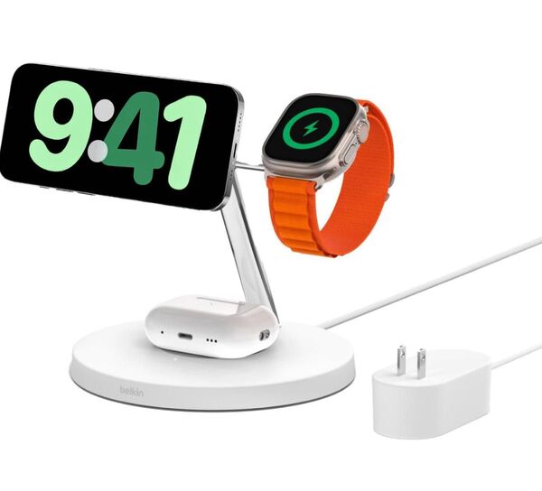 Belkin 3 in 1 ワイヤレス充電器 MagSafe