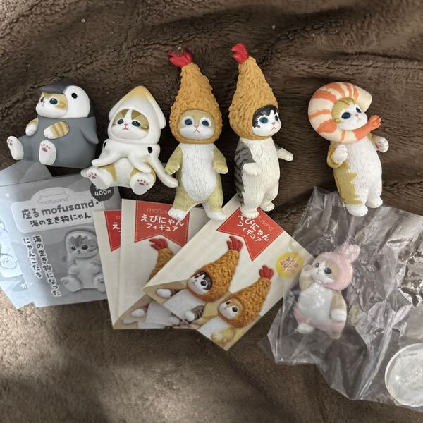 モフサンドフィギュアセット!まとめ売り6点!mofusand