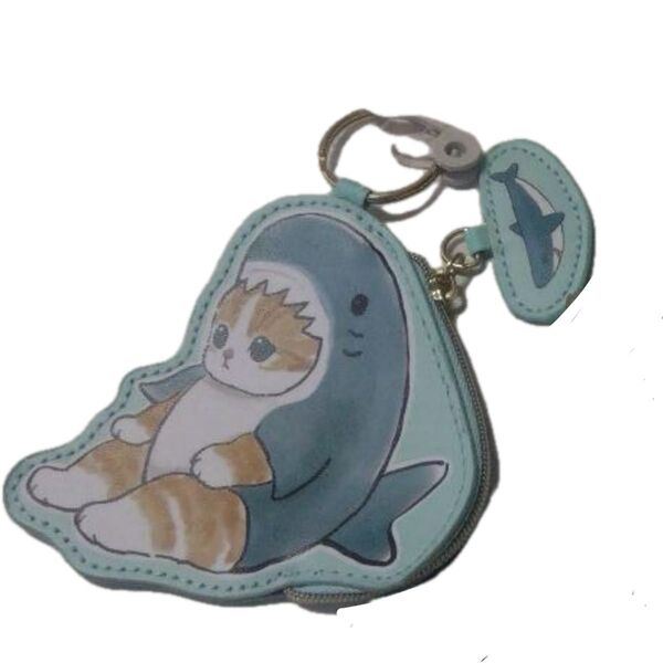 モフサンド さめにゃんキーホルダーキーアクセサリー小銭入れ財布 mofusand