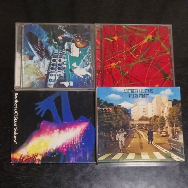 サザンオールスターズ CD 4枚セット 「Yong Love」「世に万葉の花が咲くなり」「Sakura」「キラーストリート」