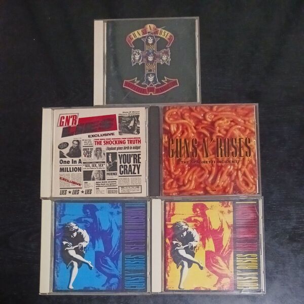 ガンズ・アンド・ローゼズ Guns N' Roses CD5枚セット