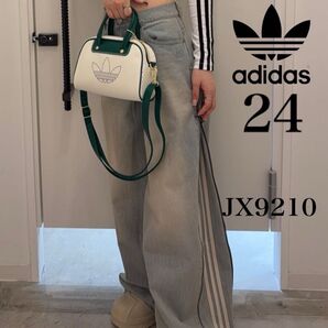 新品24 】ADILENIUMシーズンジップウォッシュドデニムパンツ