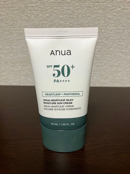 Anua ドクダミ シルキー モイスチャー サンクリーム 50ml SPF50+ PA++++
