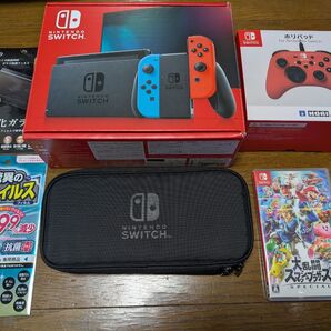 送料込★ニンテンドーswitch+スマッシュブラザーズスペシャル+コントローラー+α