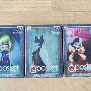 Qposcket petit ヴィランズ 3個セット