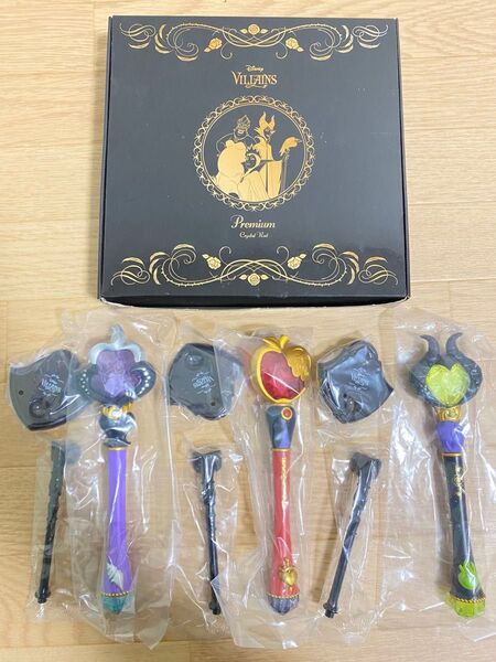 【未使用】ディズニー ヴィランズ プレミアム クリスタルロッド