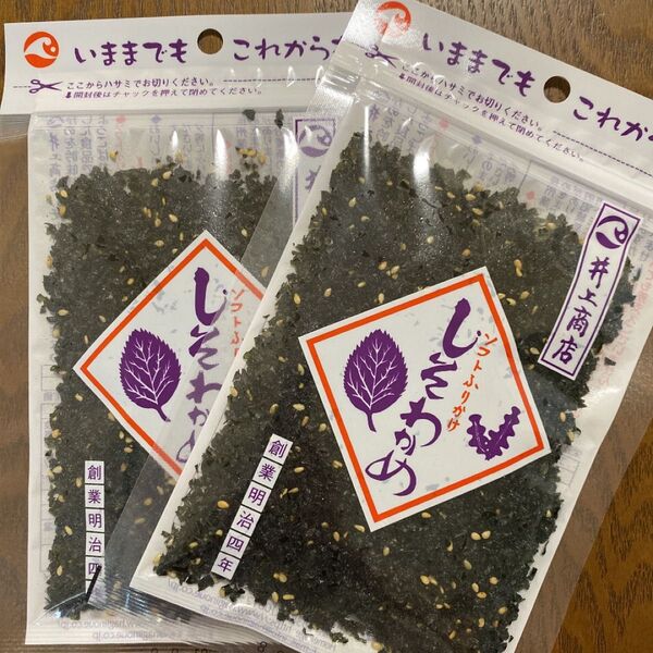萩・井上商店 ソフトふりかけ しそわかめ 40g×2袋