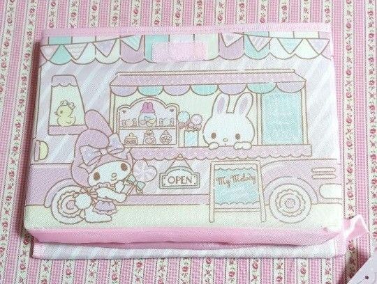 サンリオ マイメロディ リズムくん ピアノちゃん カフェワゴン 収納 BOX ボックス