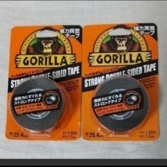 KURE 呉工業 ゴリラ両面テープ ストロング 2個セット GORILLA