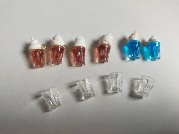 【訳アリ】ハンドメイド レジン グラス フロート