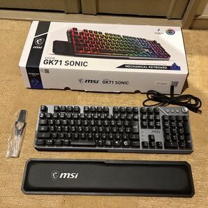 MSI VIGOR GK71 SONIC - BLUE SWITCHES ゲーミングキーボード