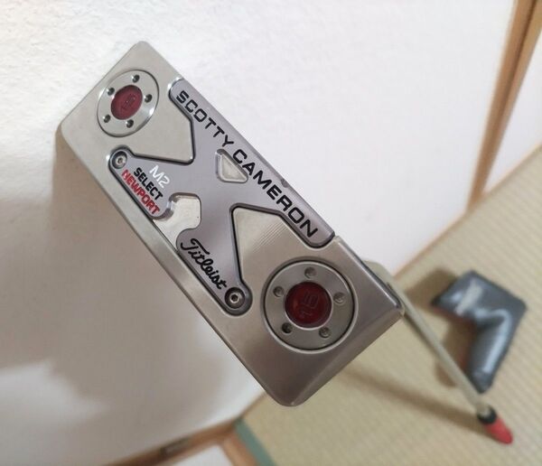 タイトリスト◆SCOTTY CAMERON スコッティキャメロン SELECT ニューポート M2 マレット ◆オリジナルスチール