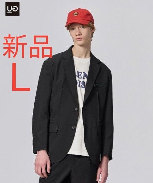 新品 GU ジーユー アンダーカバー オーバーサイズジャケット 男女兼用 レディース メンズ UG ジャケット ブラック L 黒
