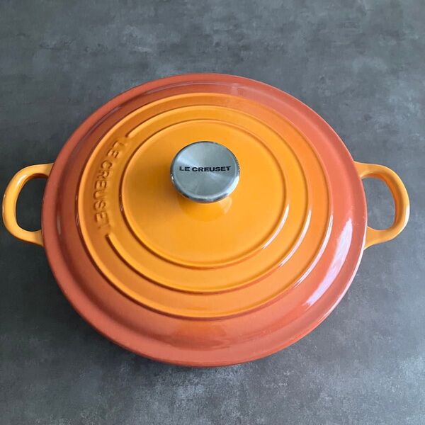 LE CREUSET ル クルーゼ 24センチ鍋ココット オレンジ