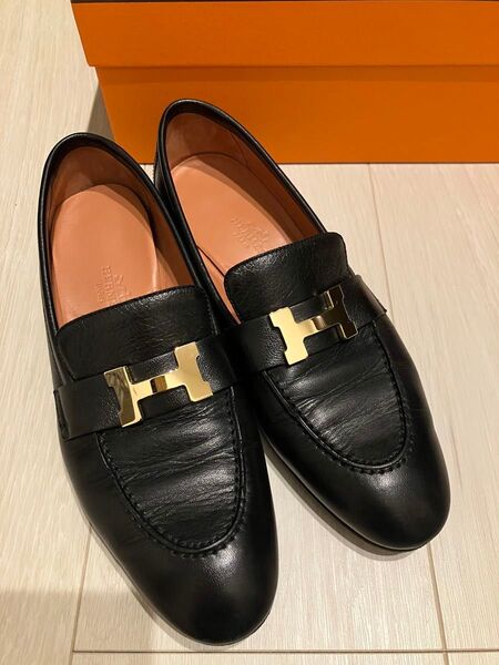 美品★ HERMES エルメス モカシンパリ 36