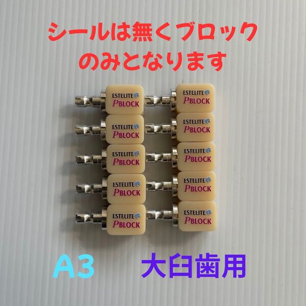 CADブロック 大臼歯 Mサイズ 10本