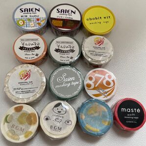 新品未使用★食べ物柄マスキングテープ13個セット