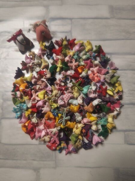ハンドメイド くくり花 小さめ 150個セット