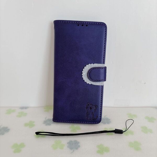 OPPO Reno 10Pro 5G CASE パープルスマホケース 手帳型 ケース スマホケース OPPO