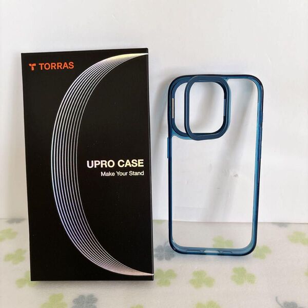【ダイヤ級クリア・隠しスタンド】TORRAS iPhone 15 Pro 用 ケース 強化ガラス カメラスタンド 黄変防止 9H