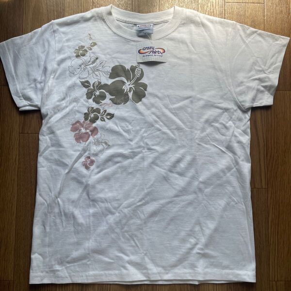 Crazy Shirts プリントTシャツ 半袖 カットソー ハワイ土産 Tシャツ 半袖 ホワイト Sサイズ