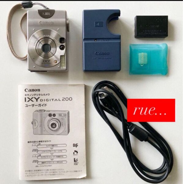 Canon IXY DIGITAL 200 PC1012 CF 8, 128MB【キヤノン】デジカメ