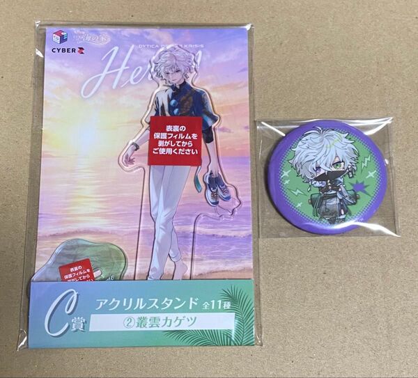 にじさんじ 叢雲カゲツ HEROES 海の家 アクリルスタンド アクスタ Half Anniversary SD 缶バッジ